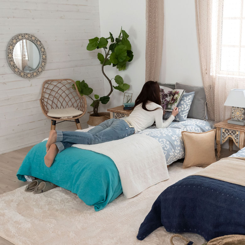 ロータイプで圧迫感なし