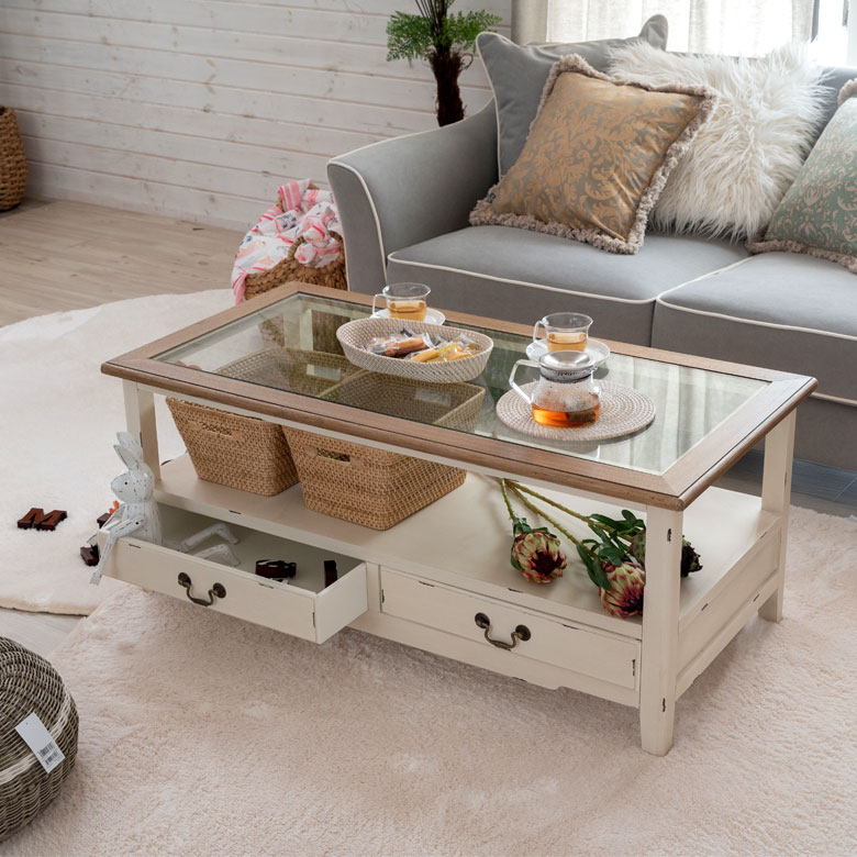 アンティーク風センターテーブル