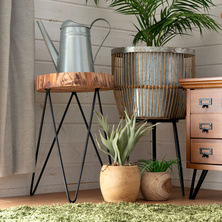 ナチュラルインテリアのアクセントに