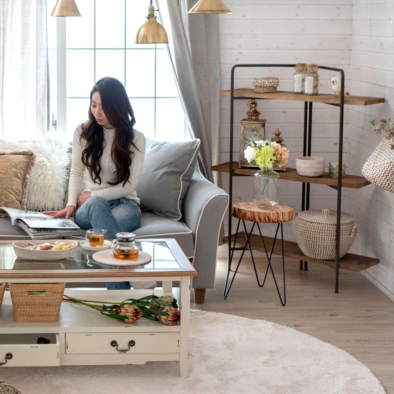 女性のお部屋でも違和感なし！