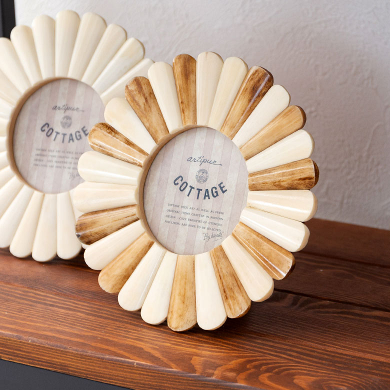 ボーンラウンドフォトフレーム