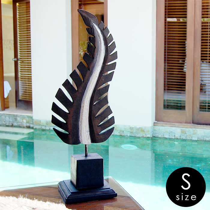 パキス オブジェ 葉っぱ アジアンインテリア