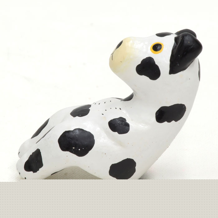 お座りした木彫りの犬の アジアン オブジェ インテリア 木彫りの動物 いぬ 飾り アニマルオブジェ 彫刻 木製デコレーション バリ 雑貨 アジアン雑貨