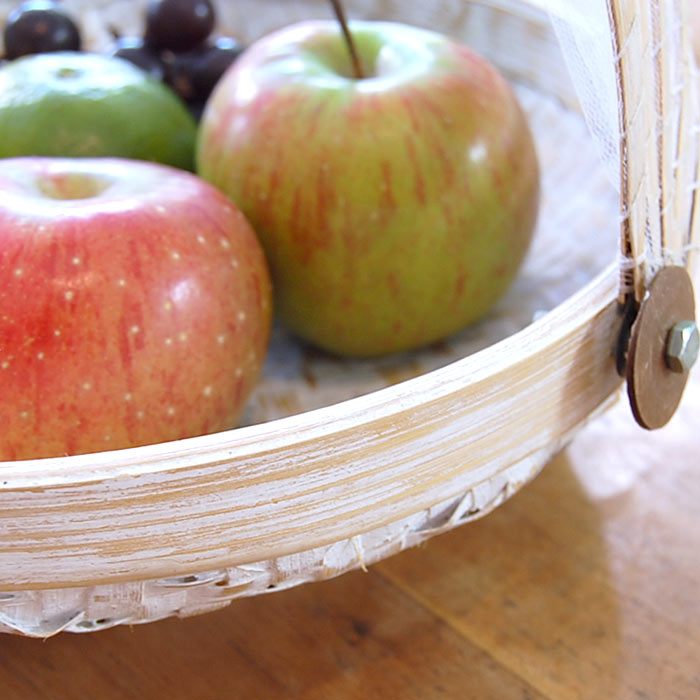 竹製 アジアン フードストッカー 果物かご インテリア バリ 雑貨