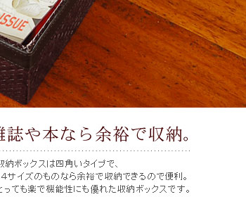 両端に取っ手があるので持ち運びにもとっても楽で機能性にも優れた収納ボックスです。