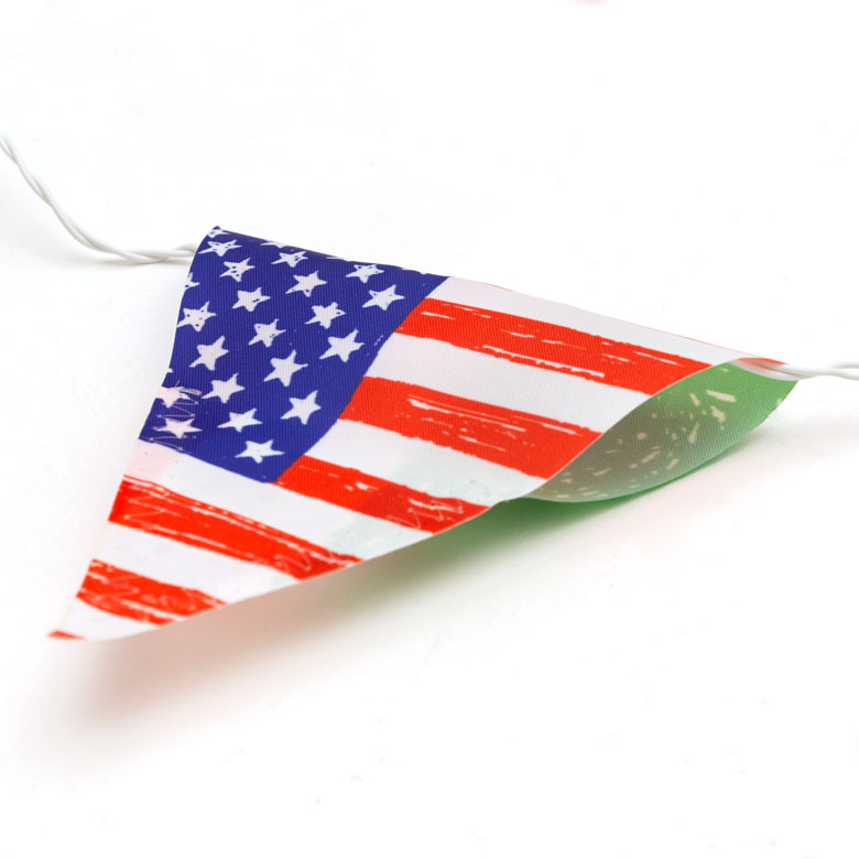 フラッグは、ポリエステル製