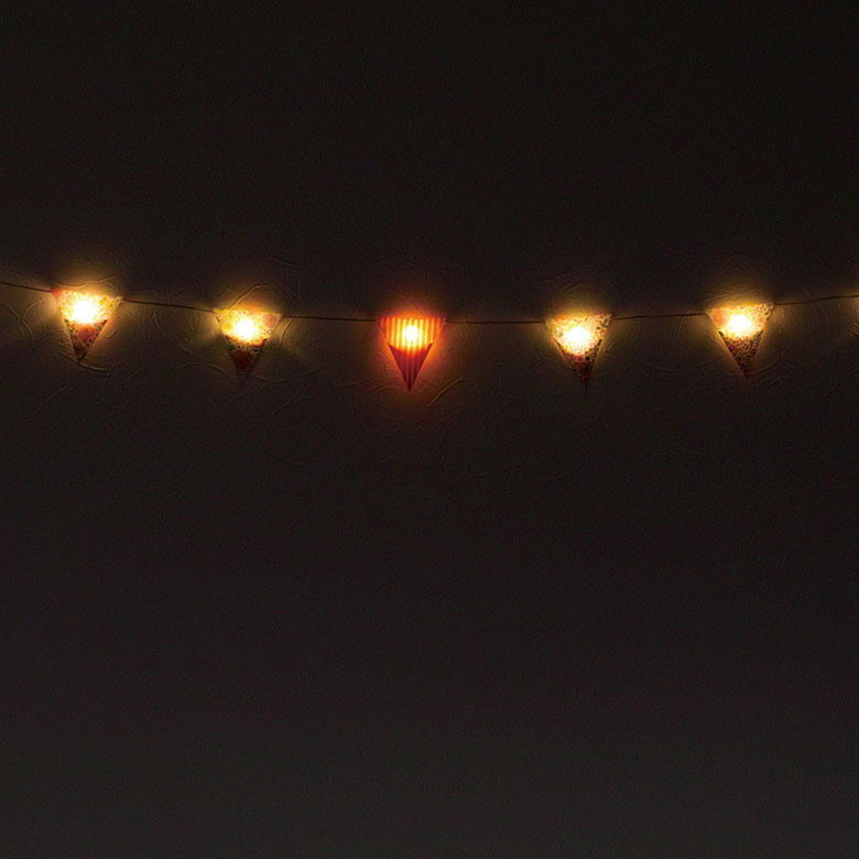 暗闇での点灯の雰囲気