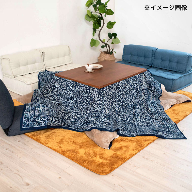 いつものこたつも違った雰囲気に