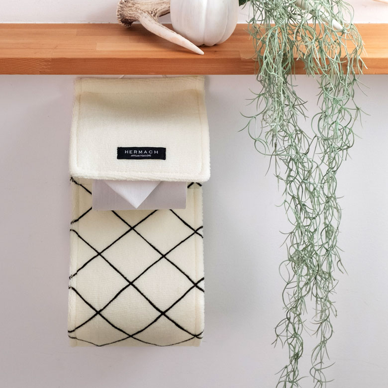 シンプルシックなラインデザインペーパーホルダーカバー