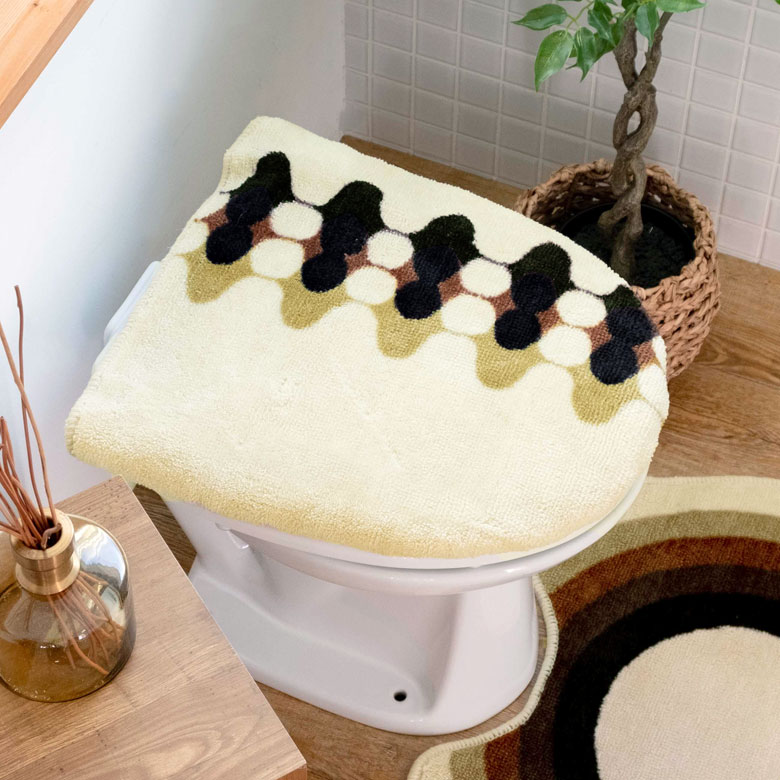 ミッドセンチュリーデザイントイレフタカバー
