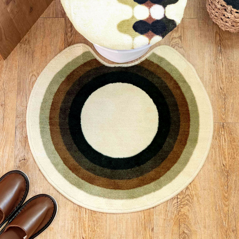 ミッドセンチュリーデザイントイレマット