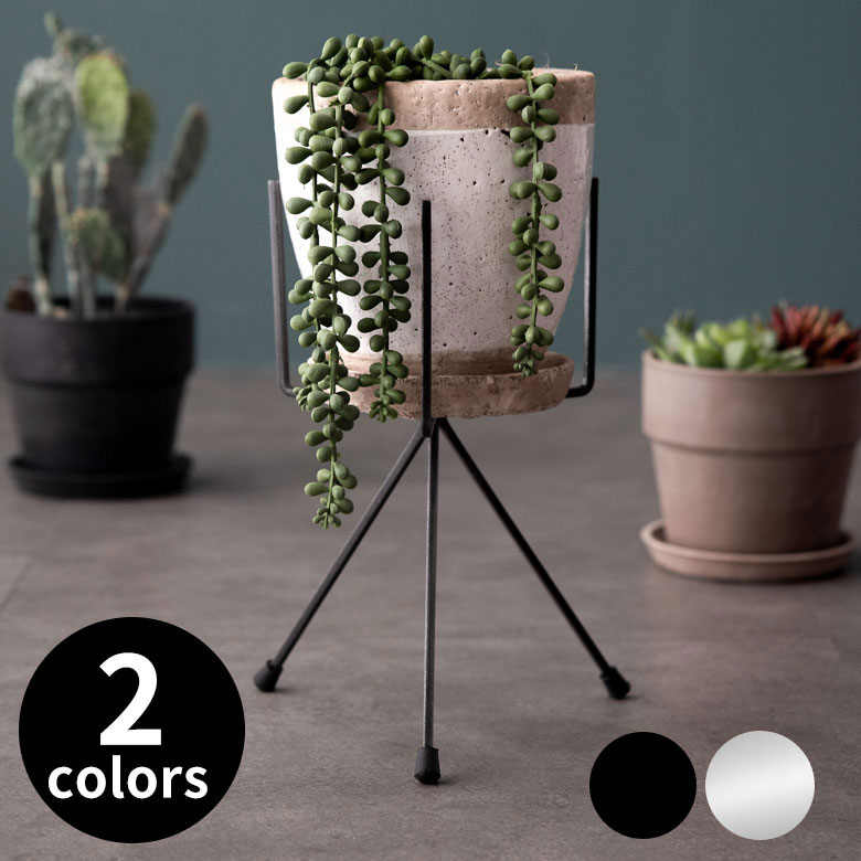 マーブル模様のプランツポット L