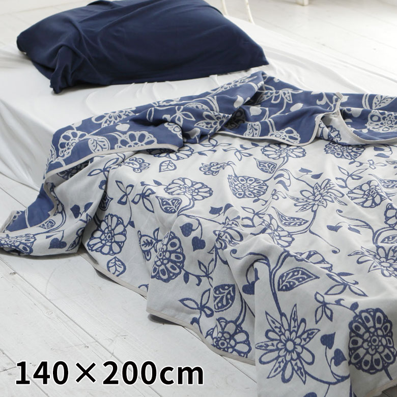 ジャガード織のガーゼケット