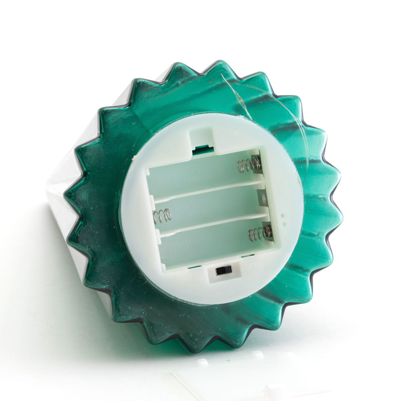 ガラスのイルミネーションツリー L[アンバー/グリーン]