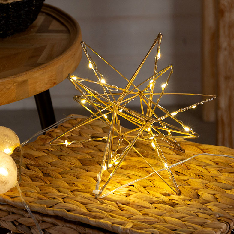 LEDライト デコレーション　ワイヤー ステラ