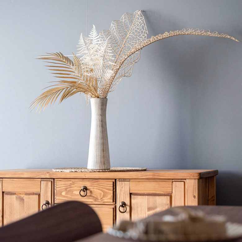 メタリックカラーパームリーフ（同色2本セット）[シルバー/ゴールド]