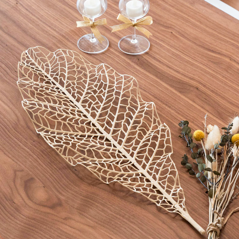 メッシュワイドリーフ アイボリー