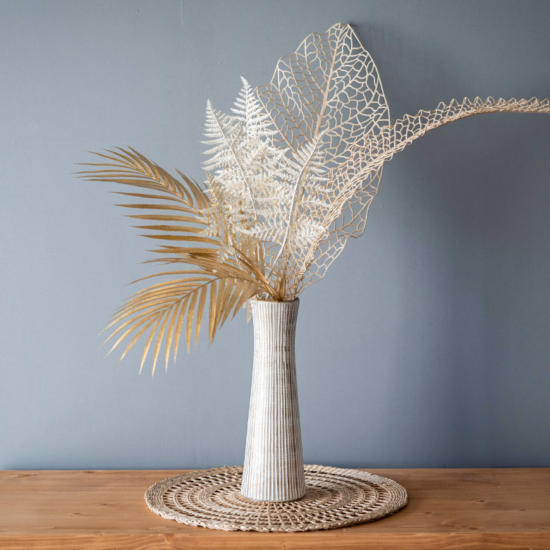 メッシュワイドリーフ アイボリー