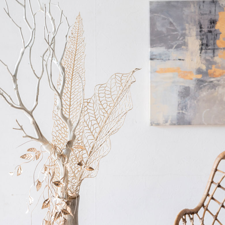 メッシュワイドリーフ アイボリー