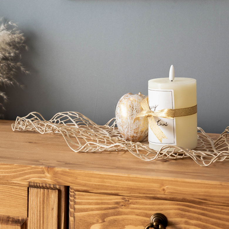 メッシュワイドリーフ アイボリー