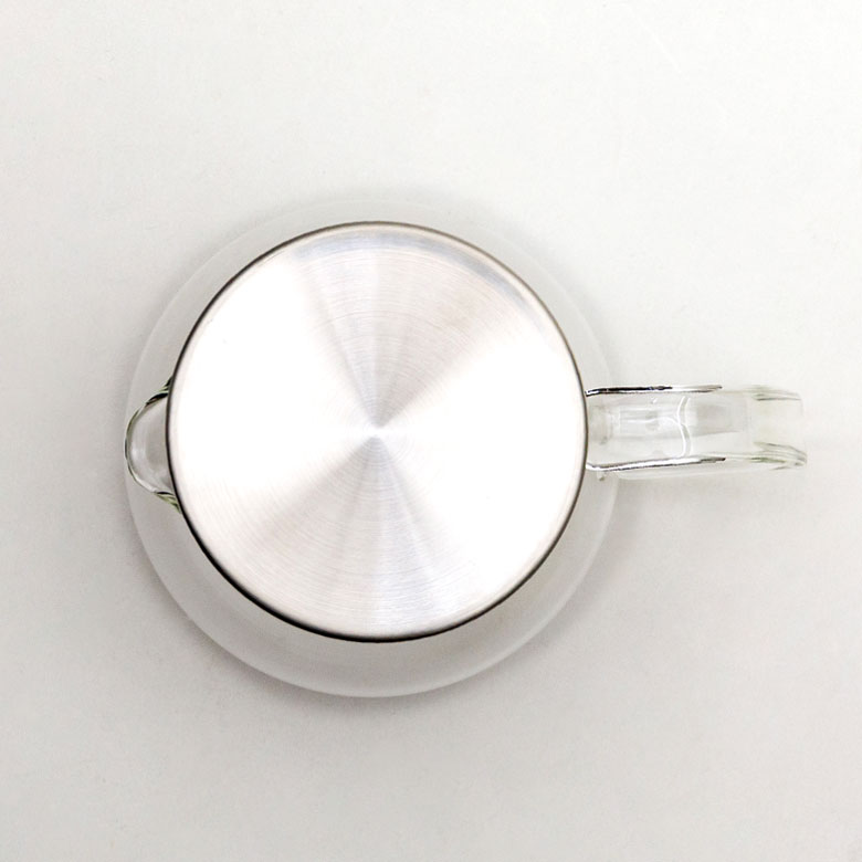 蓋とストレーナーが一体化　ワンタッチティーポット 460ml