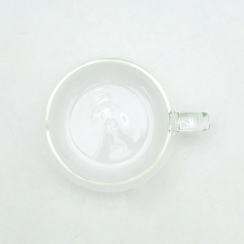 ガラスのティーカップ＆ソーサーセット