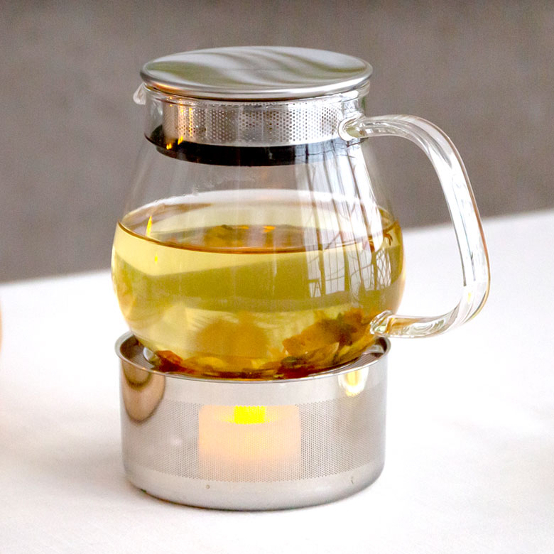 ステンレス製のティーウォーマー