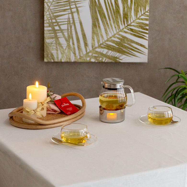 ステンレス製のティーウォーマー