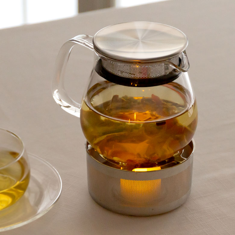 ステンレス製のティーウォーマー