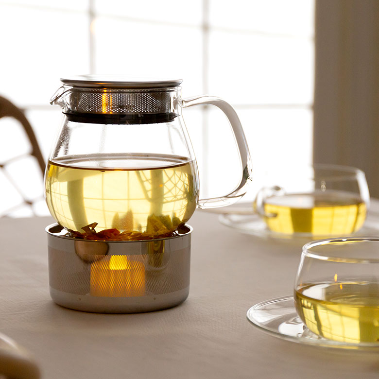 ステンレス製のティーウォーマー