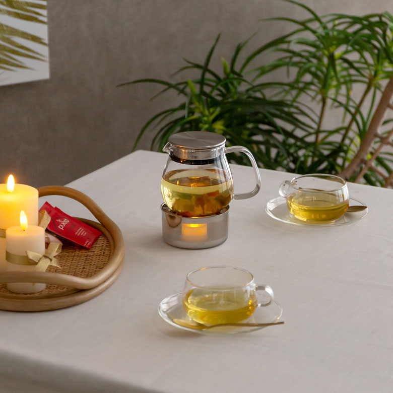 ステンレス製のティーウォーマー