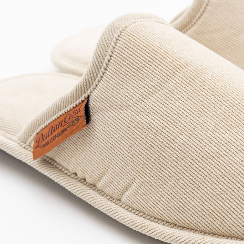 オールシーズン使える コーデュロイのスリッパ Sサイズ