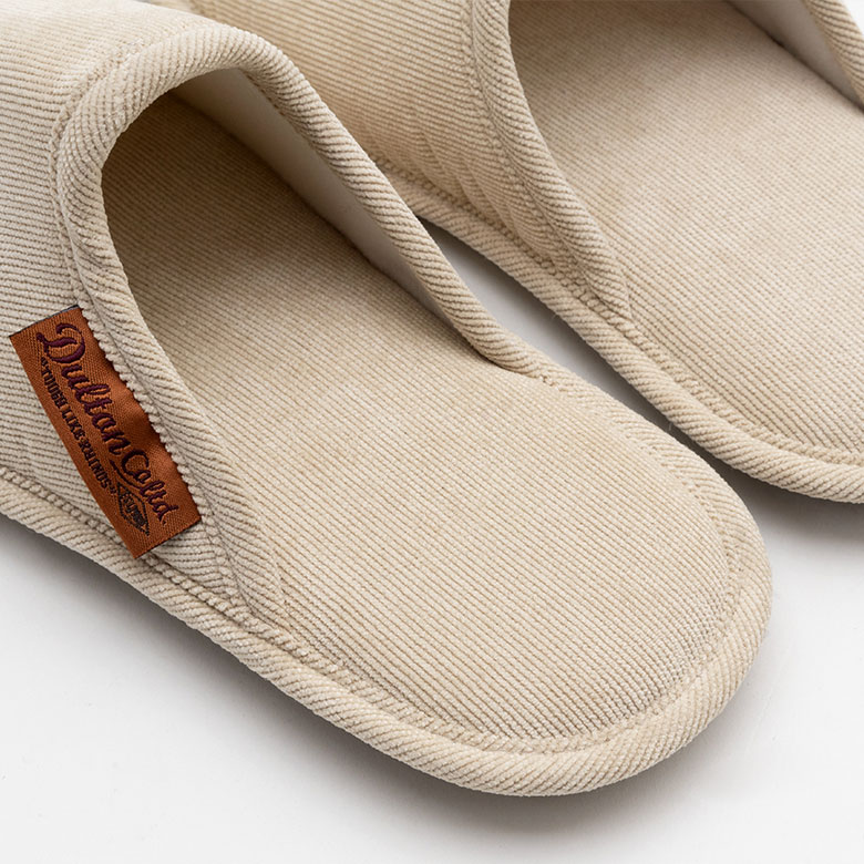 オールシーズン使える コーデュロイのスリッパ Sサイズ