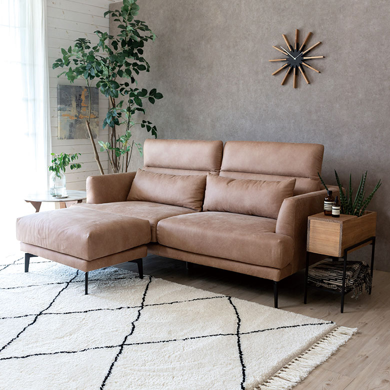 オットマン [ベージュ/グレー]