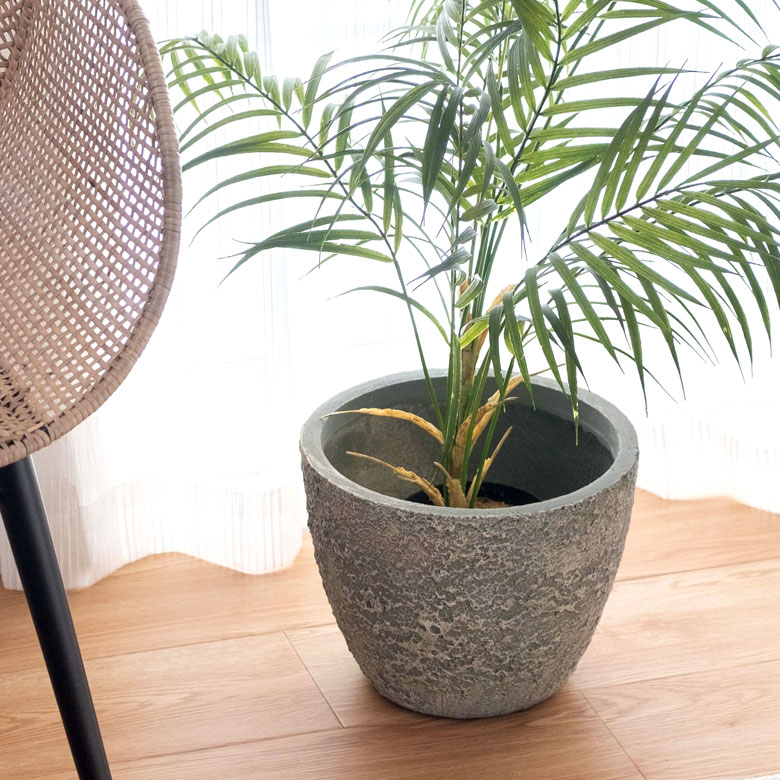 自然な風合いで主役を引き立てる。プランター Sサイズ