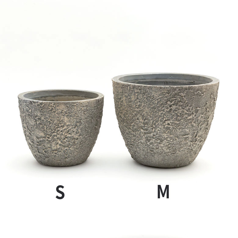 自然な風合いで主役を引き立てる。プランター Mサイズ