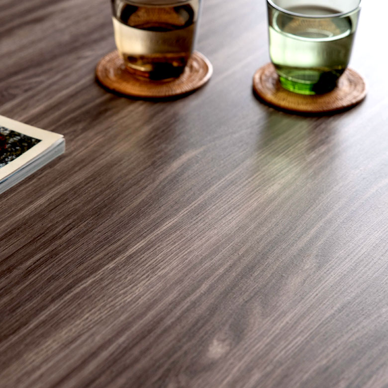 木目のくぼみを再現