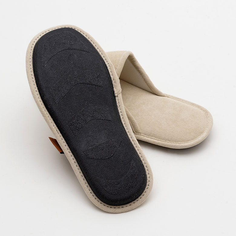 オールシーズン使える コーデュロイのスリッパ Lサイズ