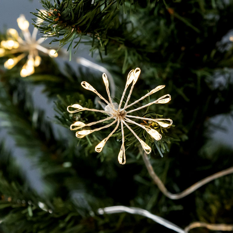 繊細な光のライト