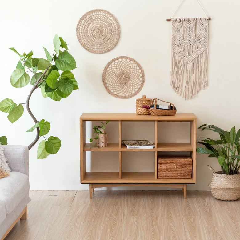 ナチュラルやアジアンなど、様々なテイストのインテリアにおすすめ。