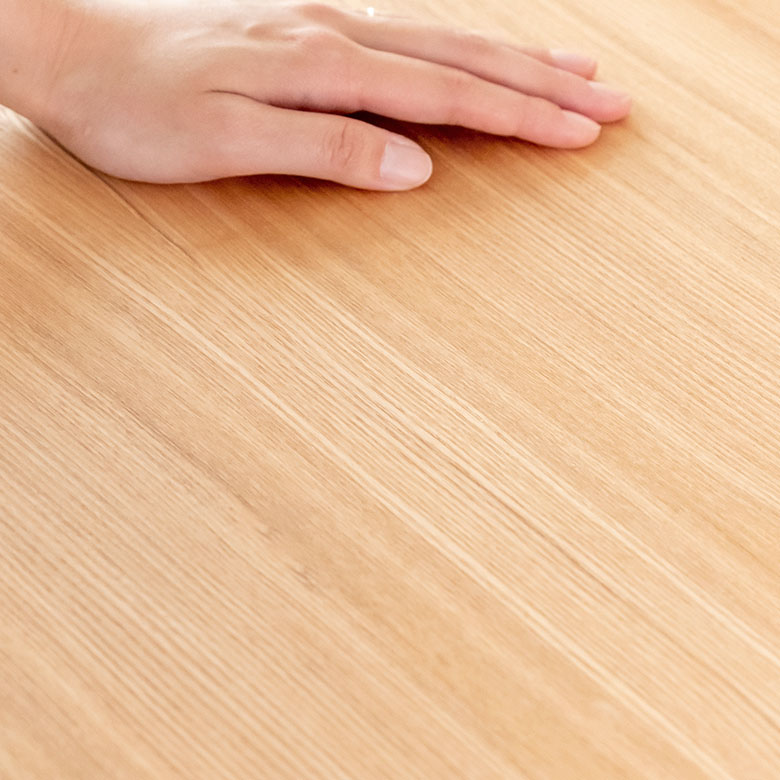 ナチュラルはお部屋を明るく優しい印象に。