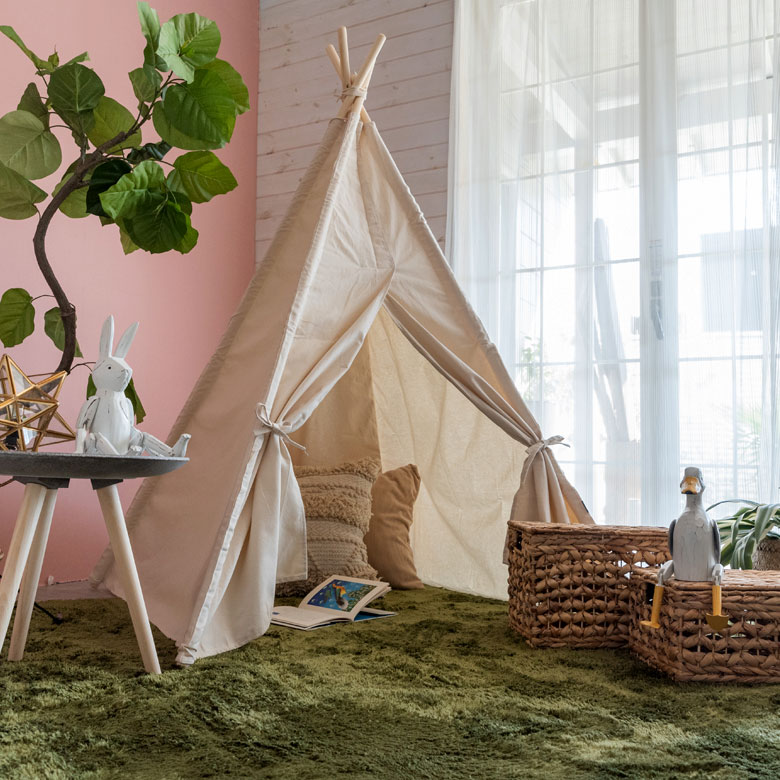 可愛くておしゃれな子ども部屋になります