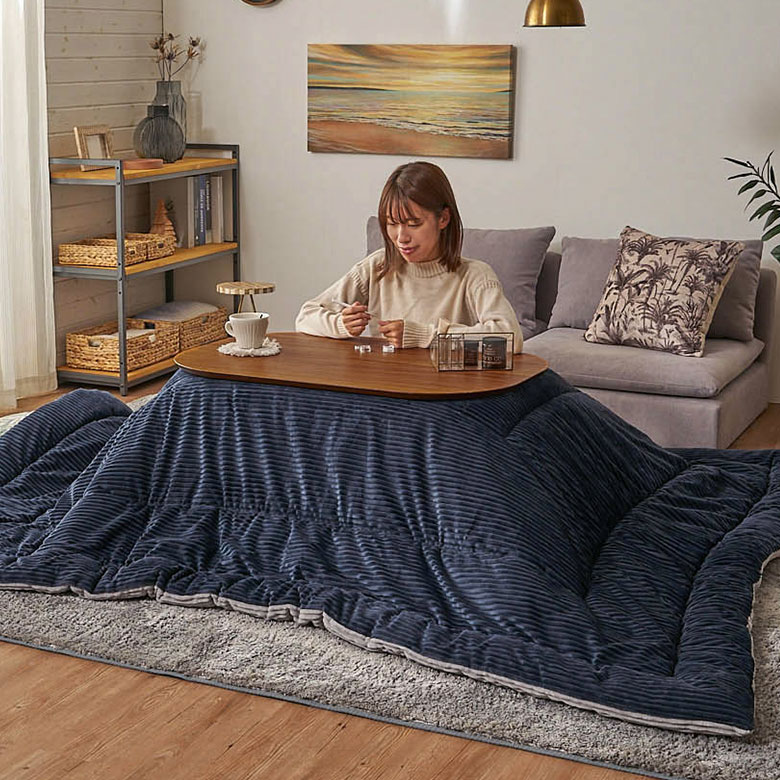 年中使えるスタイリッシュなこたつ