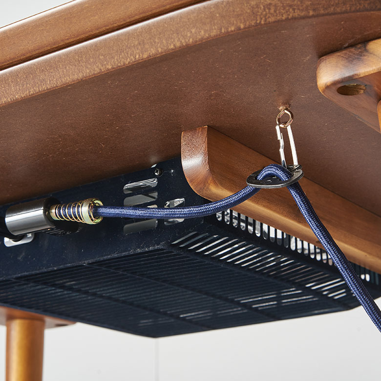 温度調節つまみ