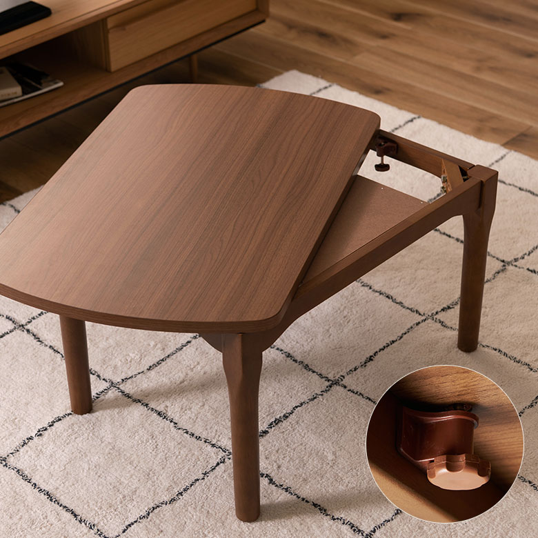 天板を固定するねじ付き