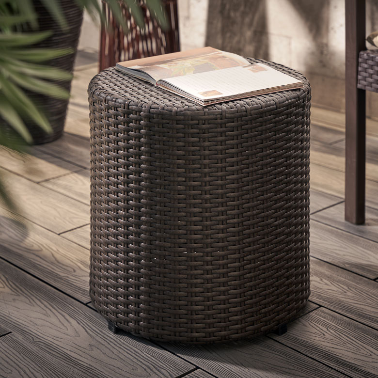 自宅のベランダなどにも手軽に置きやすいサイズ感