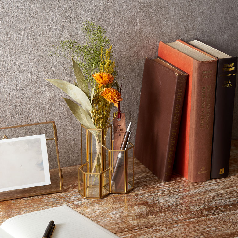 バランスよく数種類をまとめて束ねられている