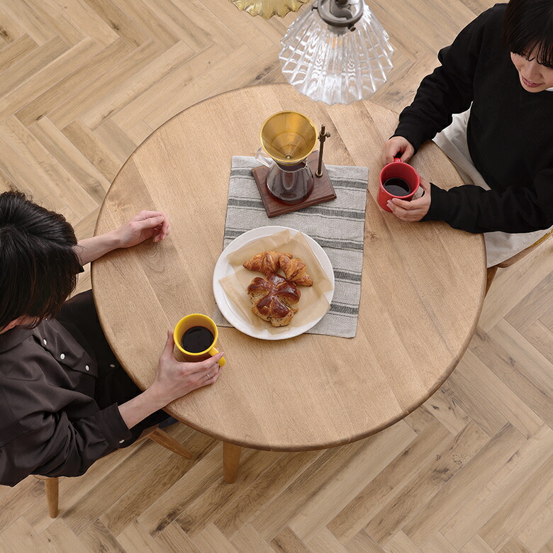 お部屋に圧迫感を与えないラウンド型