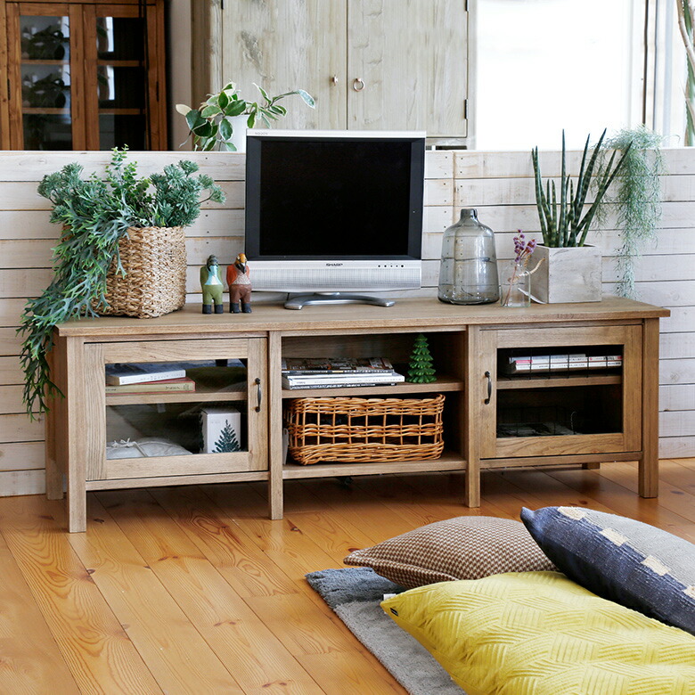 天然木の優しさと温もりを味わうアッシュ材のテレビボード 幅160cm アレッシュ