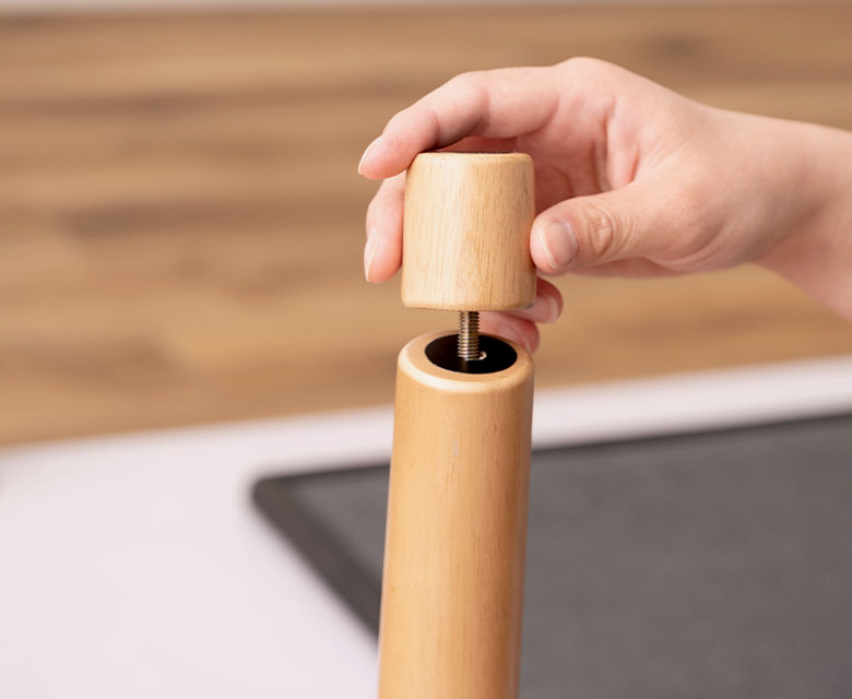 高さを変えられる継脚式